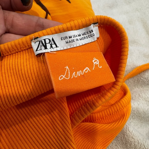 Zara x Dina Bukva Design Dress Size Medium - Picture 3 of 5